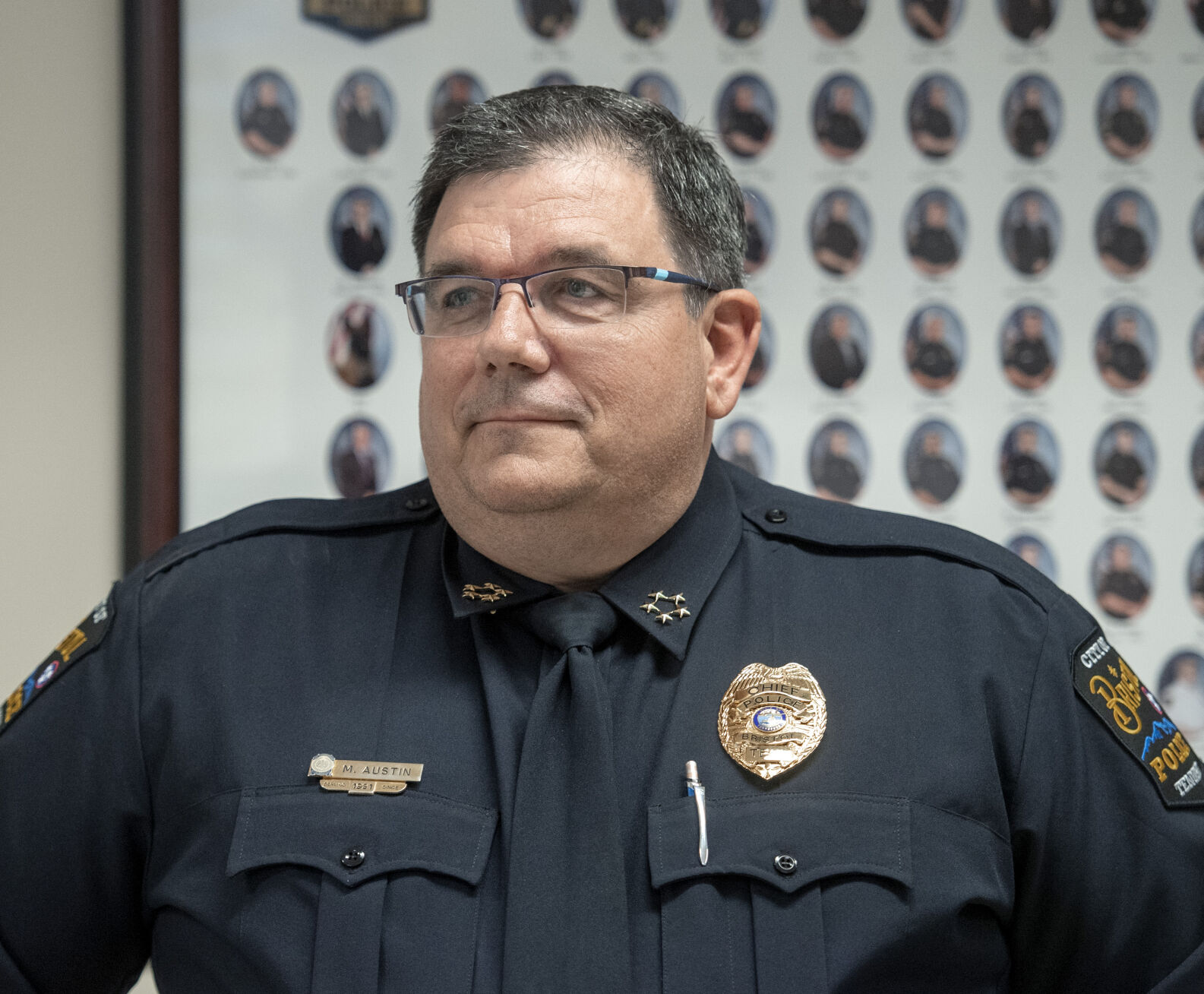 Bristol Tennessee Police Chief Matt Austin